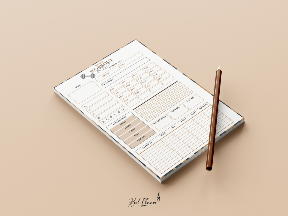 🔥 Collection Bloc-Notes Bel Flanm — Organise ton esprit, élève ton énergie